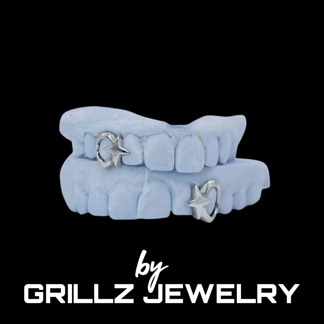 Grillz | Grillz bold star open face – Grillz Jewelry