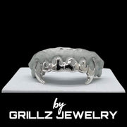 Grillz extended curved fangs