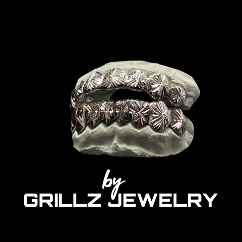 Unique gold grillz, crafted to add a bold and distinctive touch to your look.
