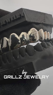 Personalized Laser-Engraved Grillz – Custom Name, Logo, or Text on Gold/Silver Teeth Covers
