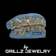 Grillz with shiny frames